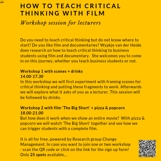 QR code - email invite